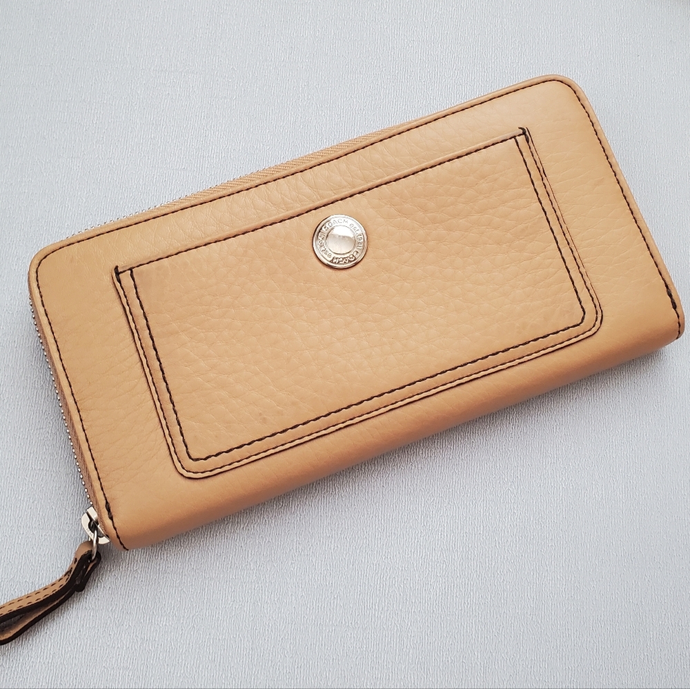 Coach Tan Leather Wallet
